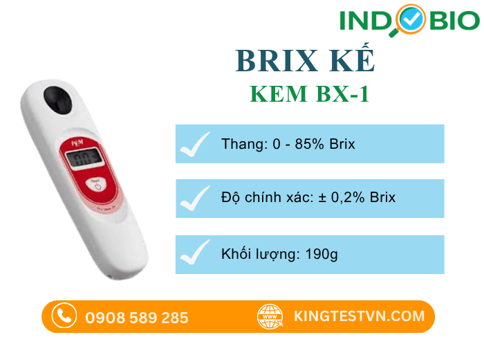 Tổng quan brix kế cầm tay KEM BX-1